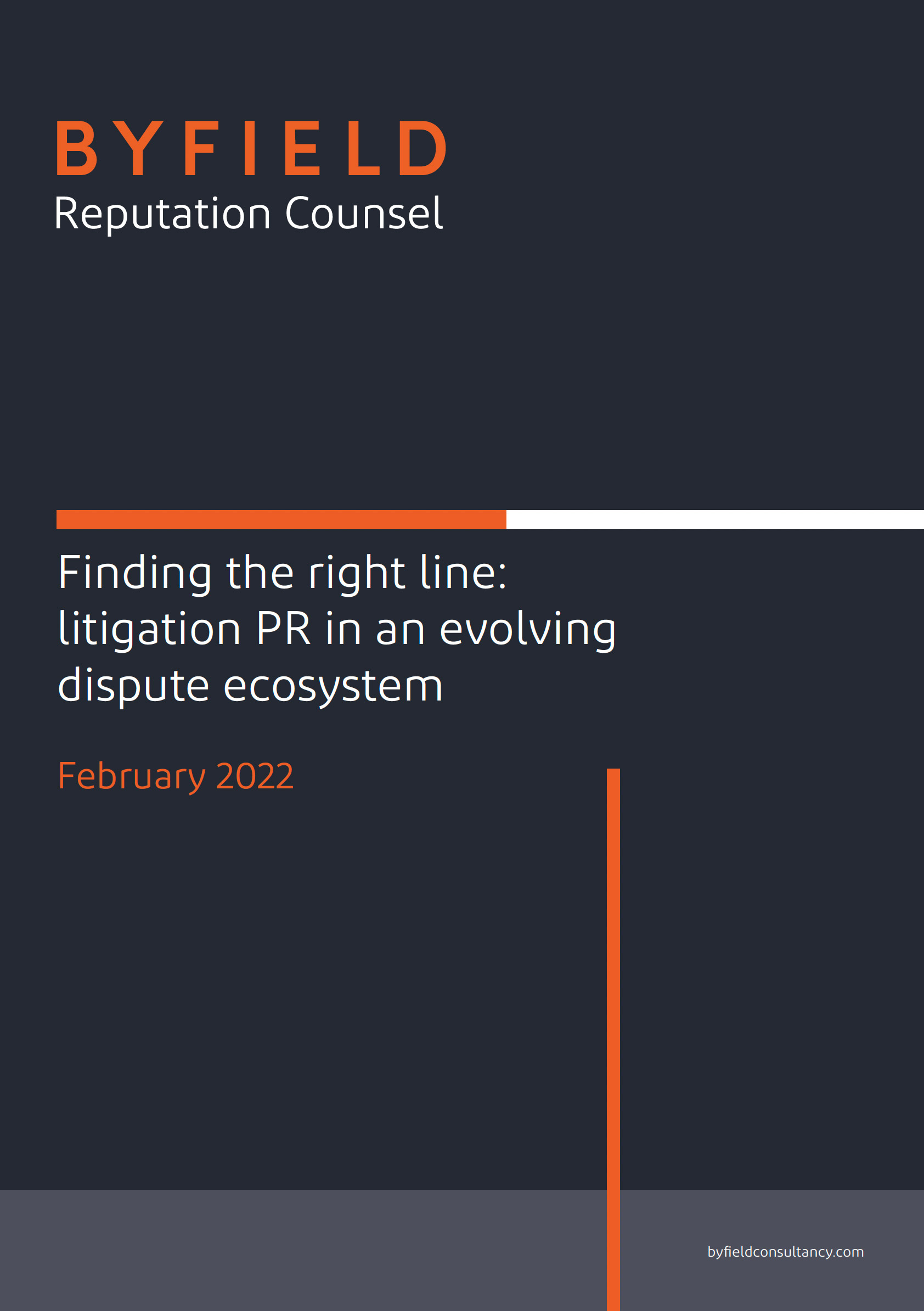 Finding the right line: litigation PR in an evolving ecosystem